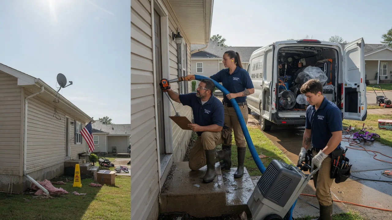 Ceiling Water Damage Restoration in Toronto, KS near me